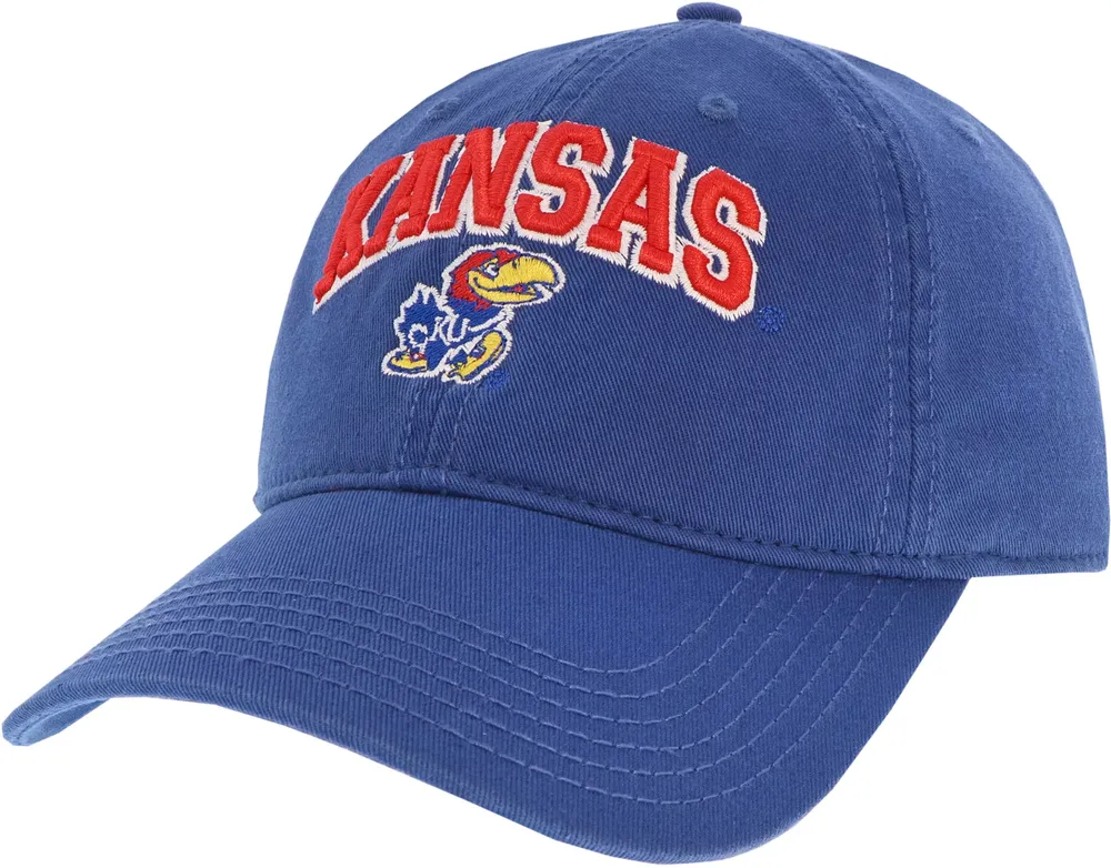 League-Legacy Men's Kansas Jayhawks Blue Relaxed Twill Adjustable Hat