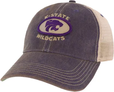 League-Legacy Men's Kansas State Wildcats Purple Old Favorite Adjustable Trucker Hat