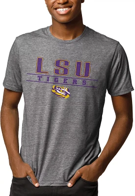 League-Legacy Men's LSU Tigers Grey Reclaim Tri-Blend T-Shirt