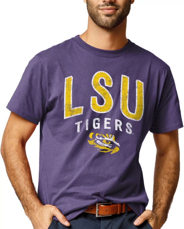 Men's Nike Justin Jefferson Purple LSU Tigers Alumni Name & Number Team T- Shirt