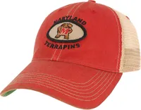 League-Legacy Men's Maryland Terrapins Red Old Favorite Adjustable Trucker Hat