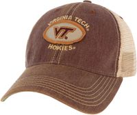 League-Legacy Men's Virginia Tech Hokies Maroon Old Favorite Adjustable Trucker Hat