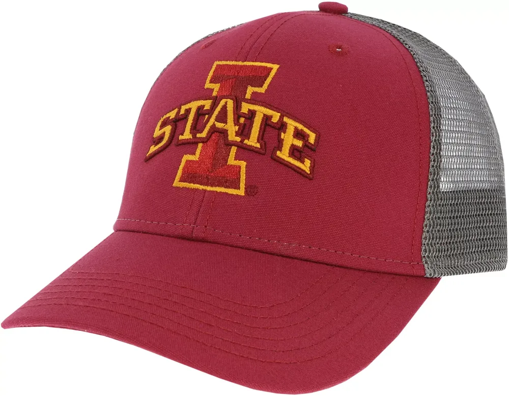 League-Legacy Men's Iowa State Cyclones Cardinal Lo-Pro Adjustable Trucker Hat