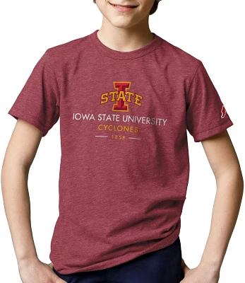 League-Legacy Youth Iowa State Cyclones Cardinal Tri-Blend Victory Falls T-Shirt