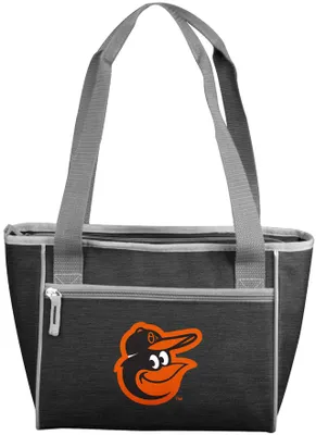 Logo Brands Baltimore Orioles Crosshatch Can Cooler Tote