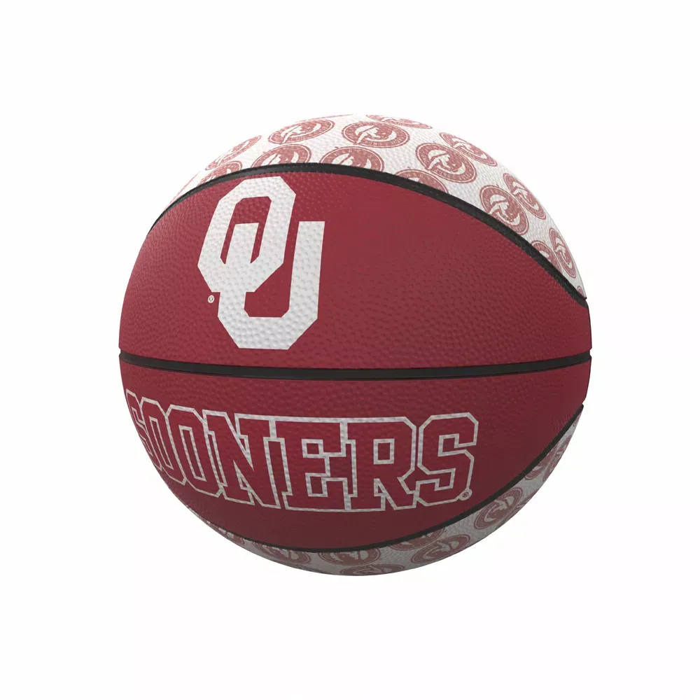 Logo Brands Oklahoma Sooners Logo Mini Rubber Basketball