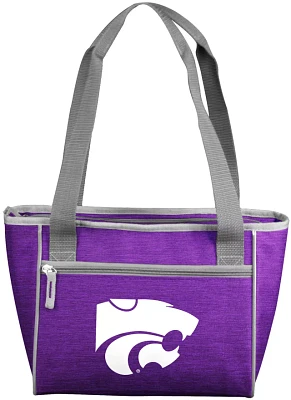 Logo Brands Kansas State Wildcats Crosshatch Can Cooler Tote