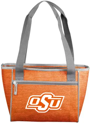 Logo Brands Oklahoma State Cowboys Crosshatch Can Cooler Tote