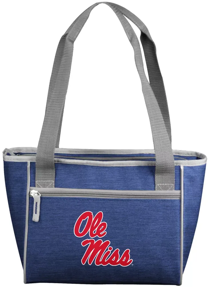 Logo Brands Ole Miss Rebels Crosshatch Can Cooler Tote