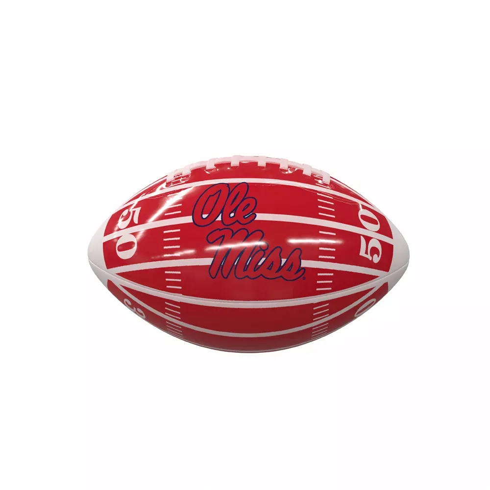 Logo Brands Ole Miss Rebels Glossy Mini Football