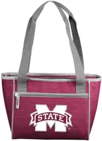 Logo Brands Mississippi State Bulldogs Crosshatch Can Cooler Tote