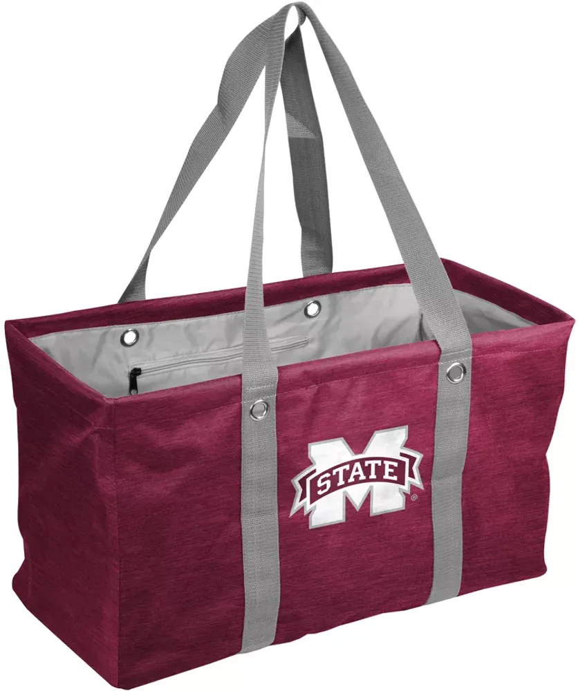 Logo Brands Mississippi State Bulldogs Crosshatch Picnic Caddy