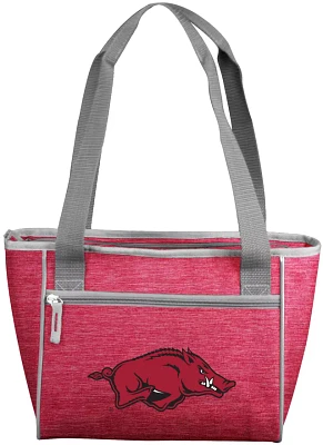 Logo Brands Arkansas Razorbacks Crosshatch Can Cooler Tote