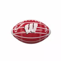 Logo Brands Wisconsin Badgers Glossy Mini Football