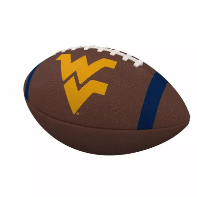 Logo Brands West Virginia Mountaineers Team Stripe Composite Football