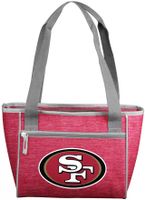 Logo Brands San Francisco 49ers Crosshatch Can Cooler Tote