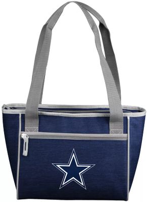 Logo Brands Dallas Cowboys Crosshatch Can Cooler Tote