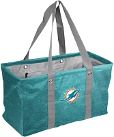 Logo Brands Miami Dolphins Crosshatch Picnic Caddy