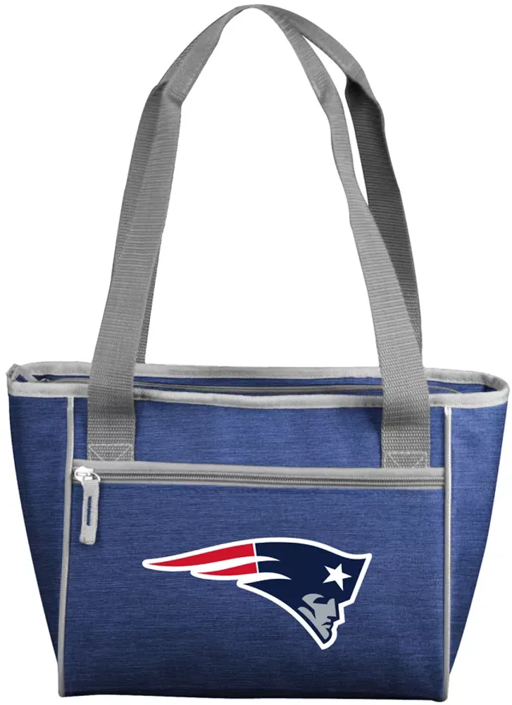 Logo Brands New England Patriots Crosshatch Can Cooler Tote