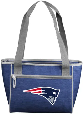 Logo Brands New England Patriots Crosshatch Can Cooler Tote