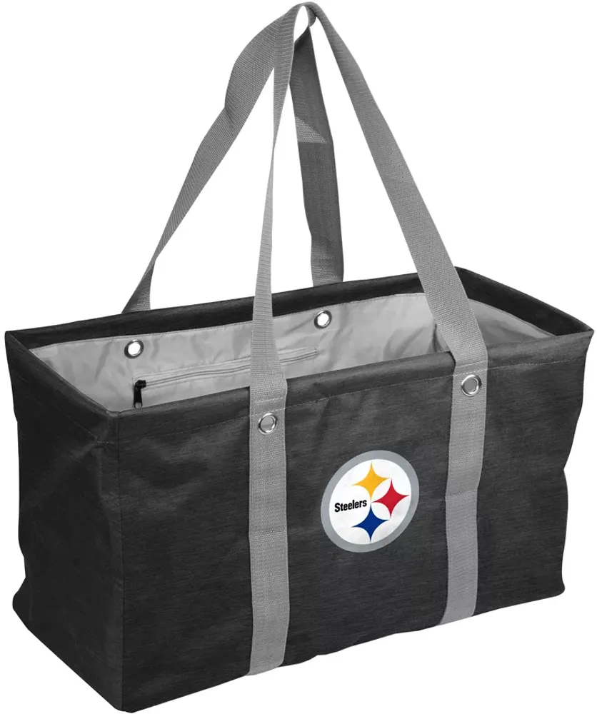 Logo Brands Pittsburgh Steelers Crosshatch Picnic Caddy