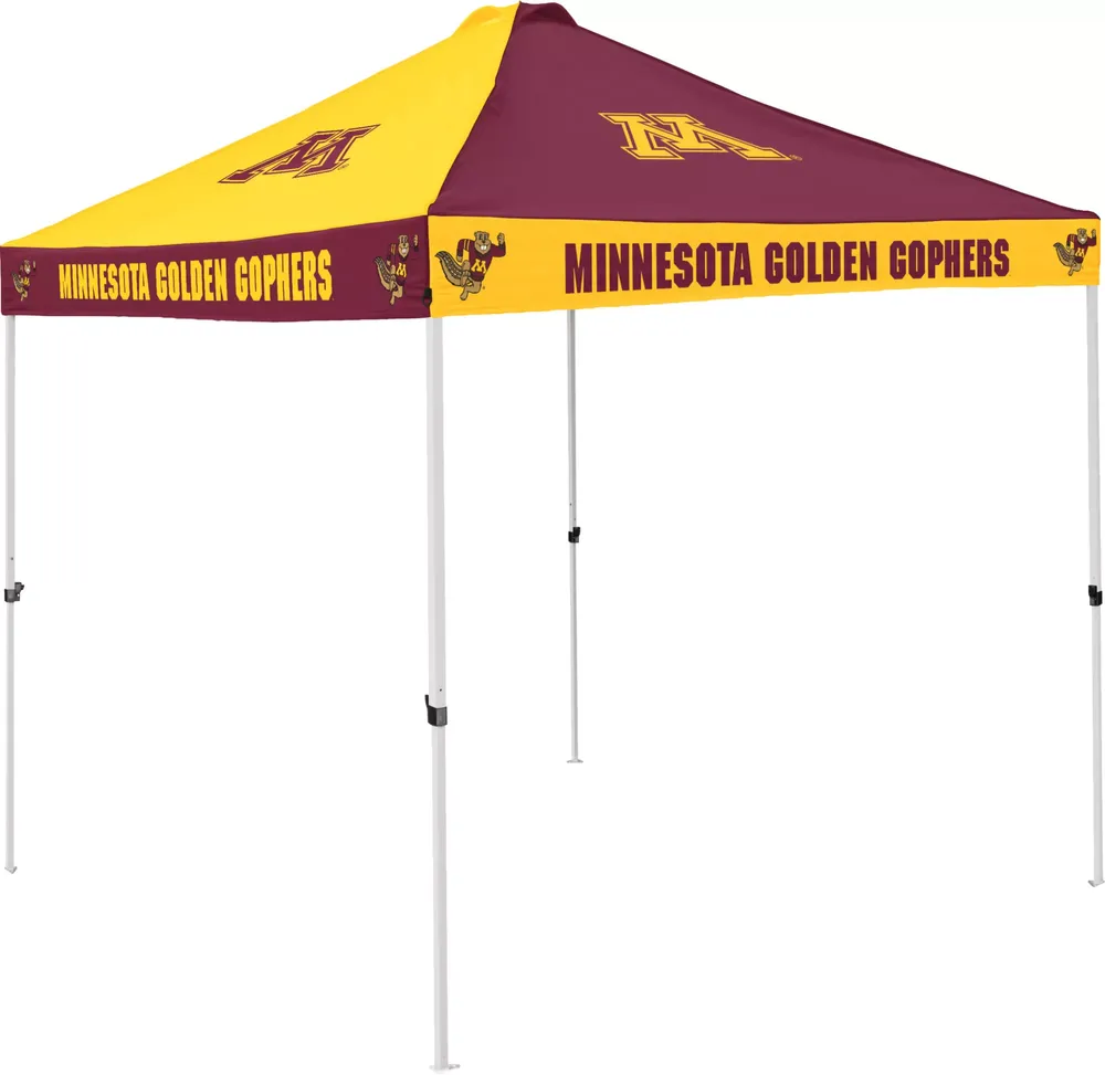 Logo Brands Minnesota Golden Gophers Checkerboard Canopy