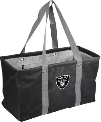 Logo Brands Oakland Raiders Crosshatch Picnic Caddy