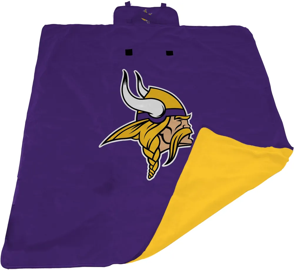 Logo Brands Minnesota Vikings 60'' x 80'' All Weather XL Blanket