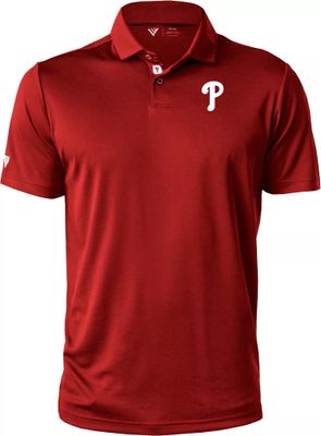 Dick's Sporting Goods Antigua Men's Philadelphia Phillies Black Affluent  Polo