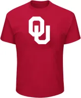 Profile Varsity Men's Big and Tall Oklahoma Sooners Crimson Short Sleeve T-Shirt