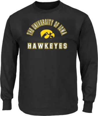 Profile Varsity Men's Big and Tall Iowa Hawkeyes Long Sleeve T-Shirt