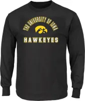 Profile Varsity Men's Big and Tall Iowa Hawkeyes Long Sleeve T-Shirt