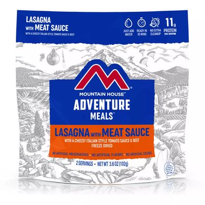 Mountain House Lasagna with Meat Sauce Pouch