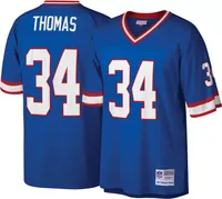 Mitchell & Ness Men's Buffalo Bills Thurman Thomas #34 Royal 1990 Throwback Jersey