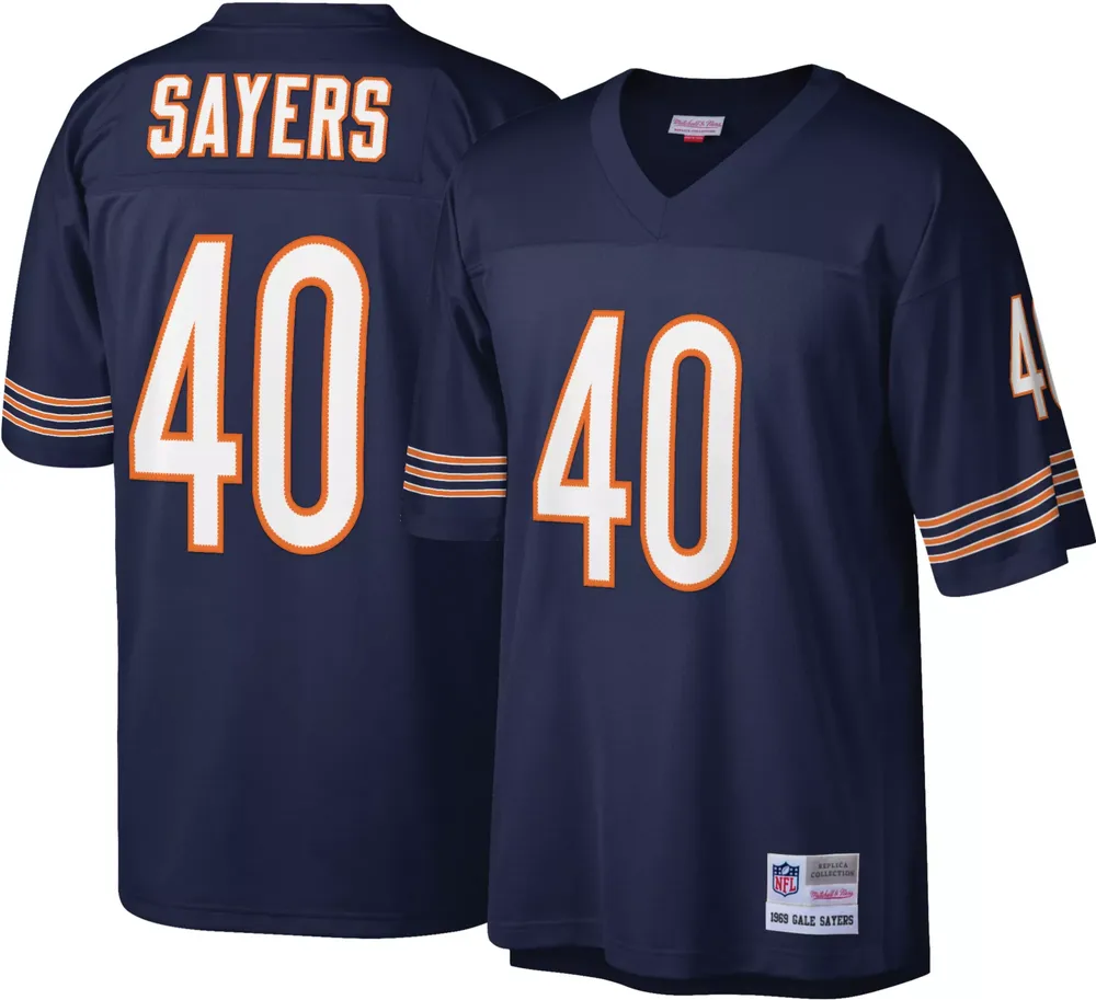 Mitchell & Ness Men's Chicago Bears Gale Sayers #40 Navy 1969 Throwback Jersey