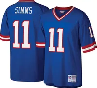 Mitchell & Ness Men's New York Giants Phil Simms #11 Royal 1986 Throwback Jersey