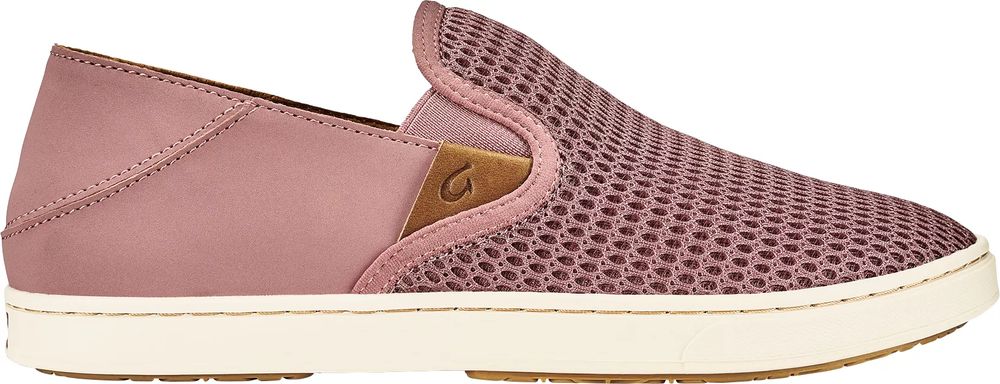 Amazon.com | OLUKAI Pehuea Li 'ILI Women's Leather Sneaker, Casual Everyday  Shoes with Drop-in Heel, Non-Marking Rubber Outsole, All-Day Comfort Fit,  Tan/Tan, 5 | Loafers & Slip-Ons