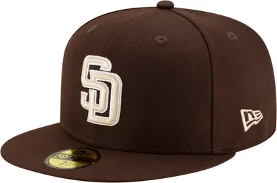 New Era Men's San Diego Padres Brown 59Fifty Fitted Hat