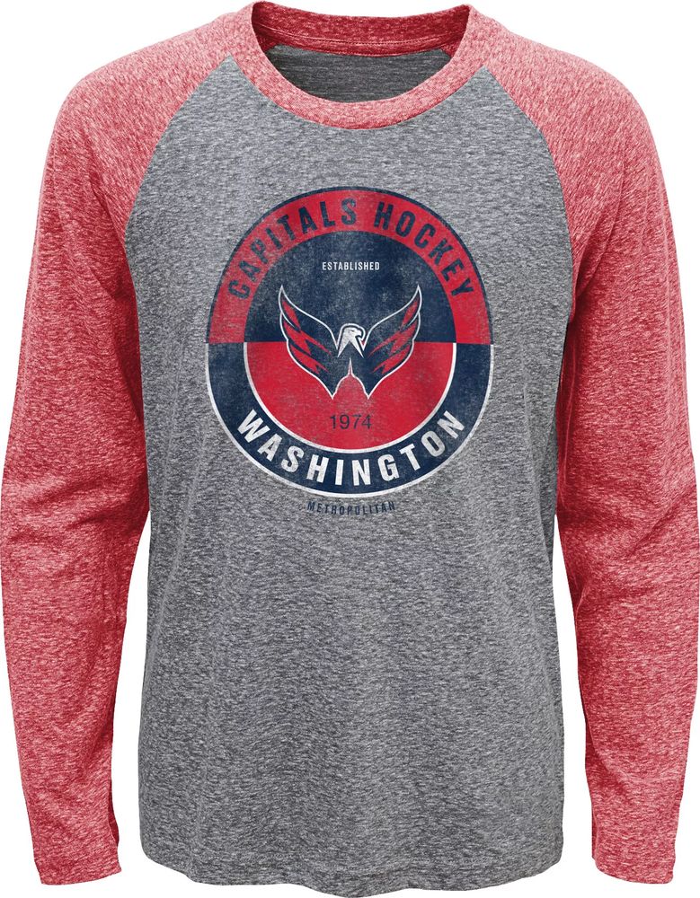 NHL Washington Capitals Boys' Long Sleeve T-Shirt - L