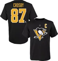 NHL Youth Pittsburgh Penguins Sidney Crosby #87 Black T-Shirt