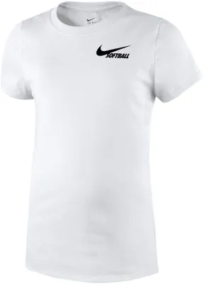 Nike Girls' Practice Softball Short Sleeve T-Shirt