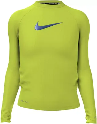 Nike Girls' Swoosh Long Sleeve Hydroguard Shirt
