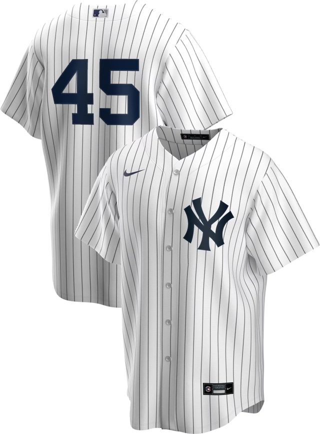 New York Yankees Nike Official Replica Road Jersey - Mens with Stanton 27  printing