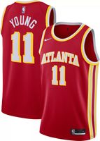 Nike Youth Atlanta Hawks Trae Young #11 Black Dri-FIT Swingman