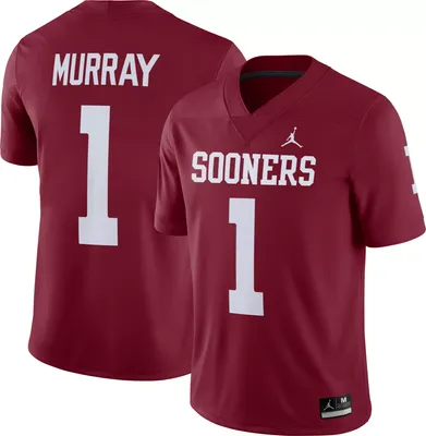 Jordan Men's Kyler Murray Oklahoma Sooners #1 Crimson Dri-FIT Game Football Jersey