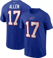 Nike Men's Buffalo Bills Josh Allen Logo Royal T-Shirt