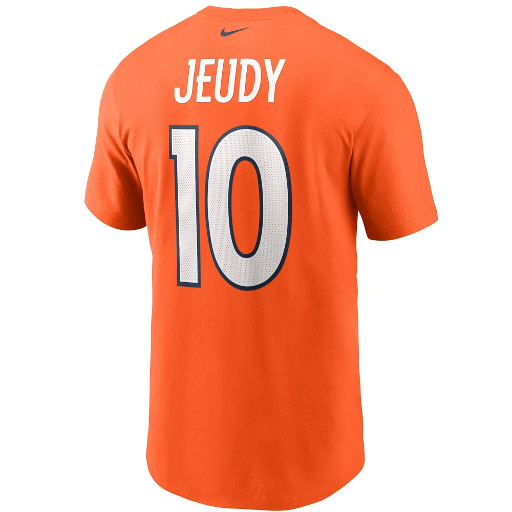 Nike Men's Denver Broncos Jerry Jeudy #10 Logo T-Shirt