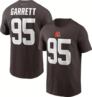 Nike Men's Cleveland Browns Myles Garrett #95 Legend Brown T-Shirt