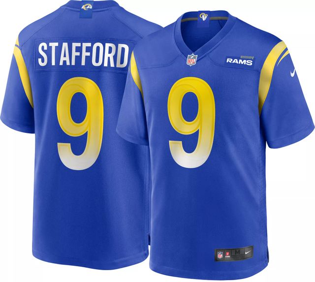 Nike Men's Los Angeles Rams Matthew Stafford #9 Light Bone Game Jersey