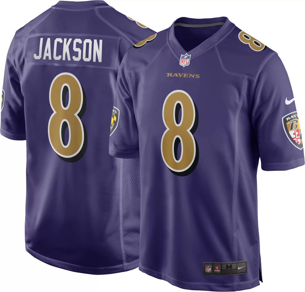 Dick's Sporting Goods Nike Men's Baltimore Ravens Lamar Jackson #8